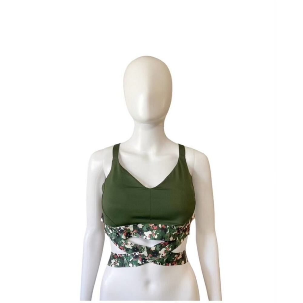 Adore Me Women's Men's Size Large Racerback Maven‎ Contour Sports Bra Multicolor